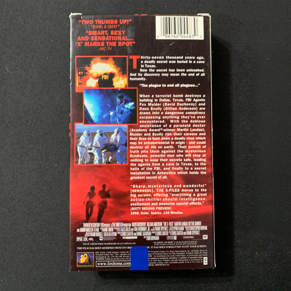 VHS The X-Files (1998) David Duchovny, Gillian Anderson, Martin Landau ...