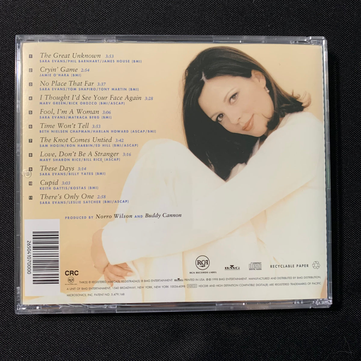 CD Sara Evans 'No Place That Far' (1998) Cryin' Game, Fool I'm a Woman ...