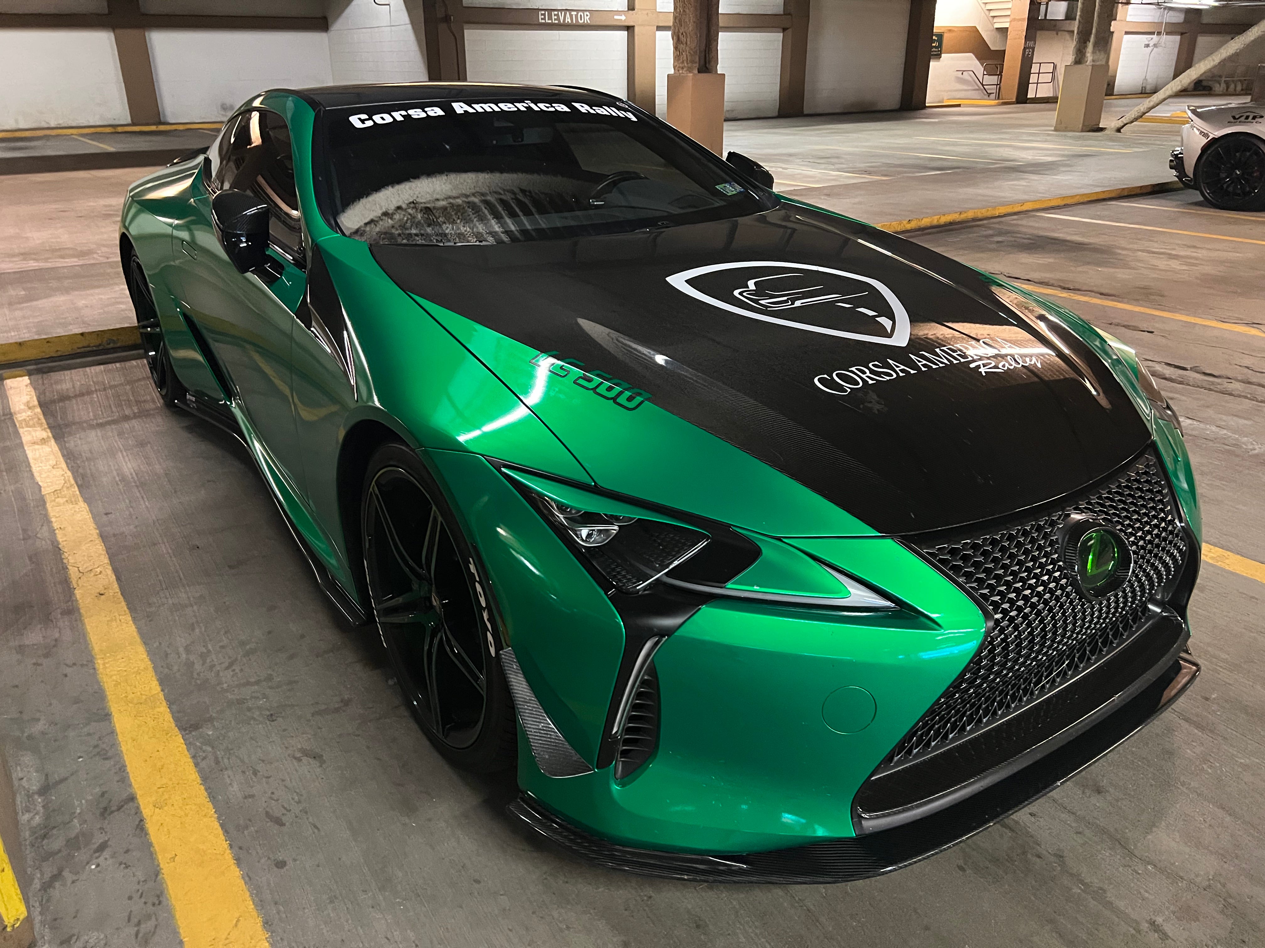 新作お得 LC500/ｈ用 カーボン テールレンズカバー 左右セット