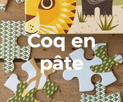 Puzzle enfant Coq en pâte