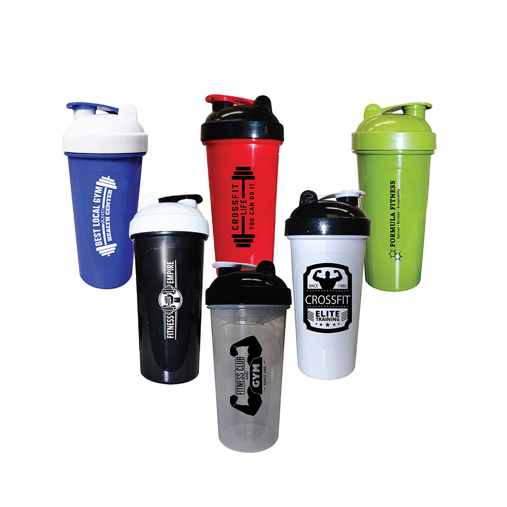 100 Custom Imprinted Fitness Mini Shaker Bottles