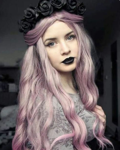 pastel goth hair colors