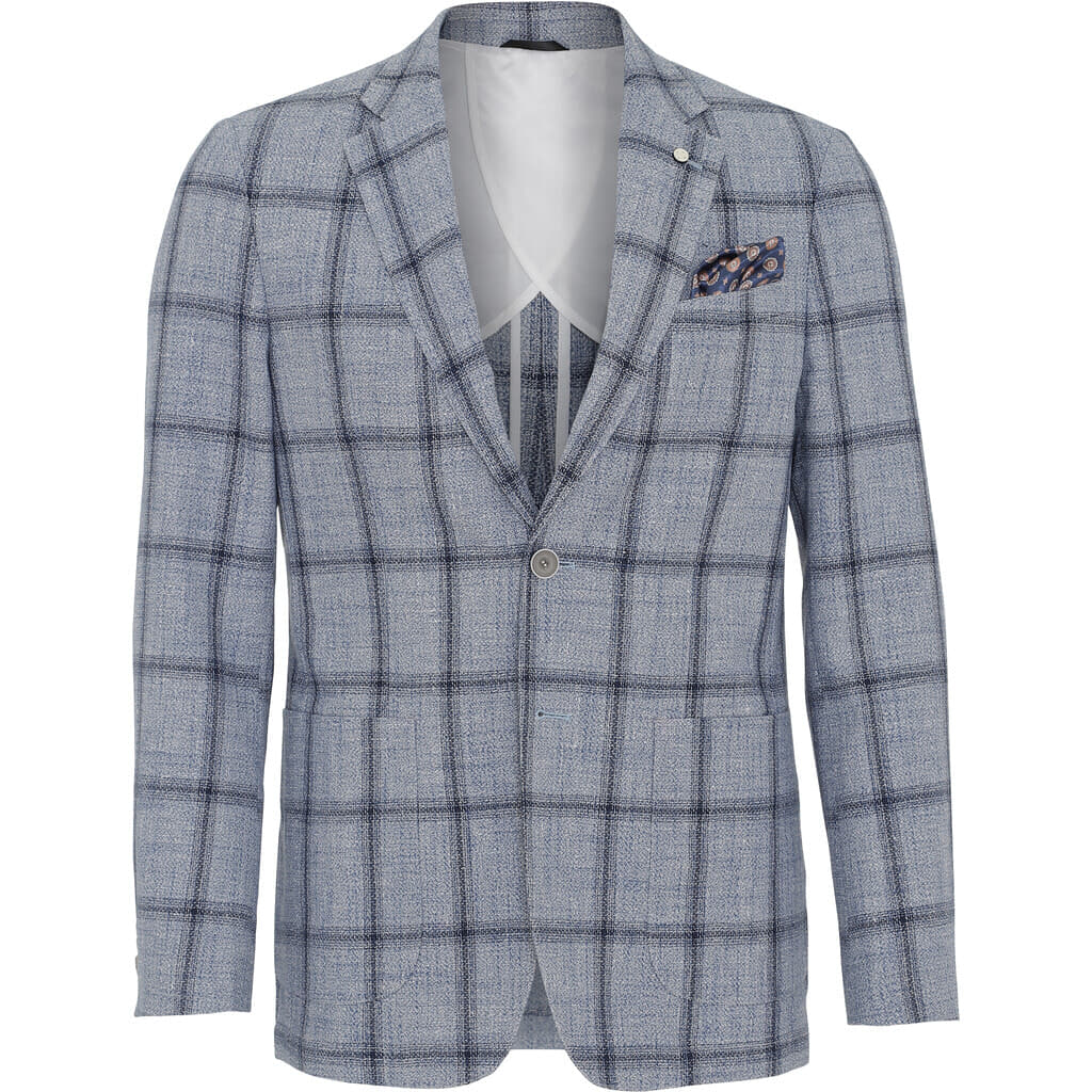 Billede af Favio Fitted Stretch Blazer - LBL Light Blue - str 42