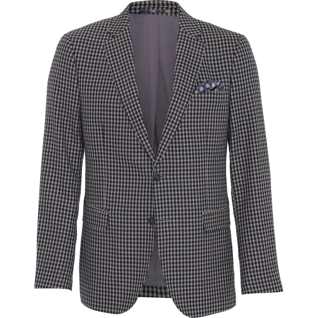 Billede af Fresco Fitted Stretch Blazer - NAV Navy - str 102