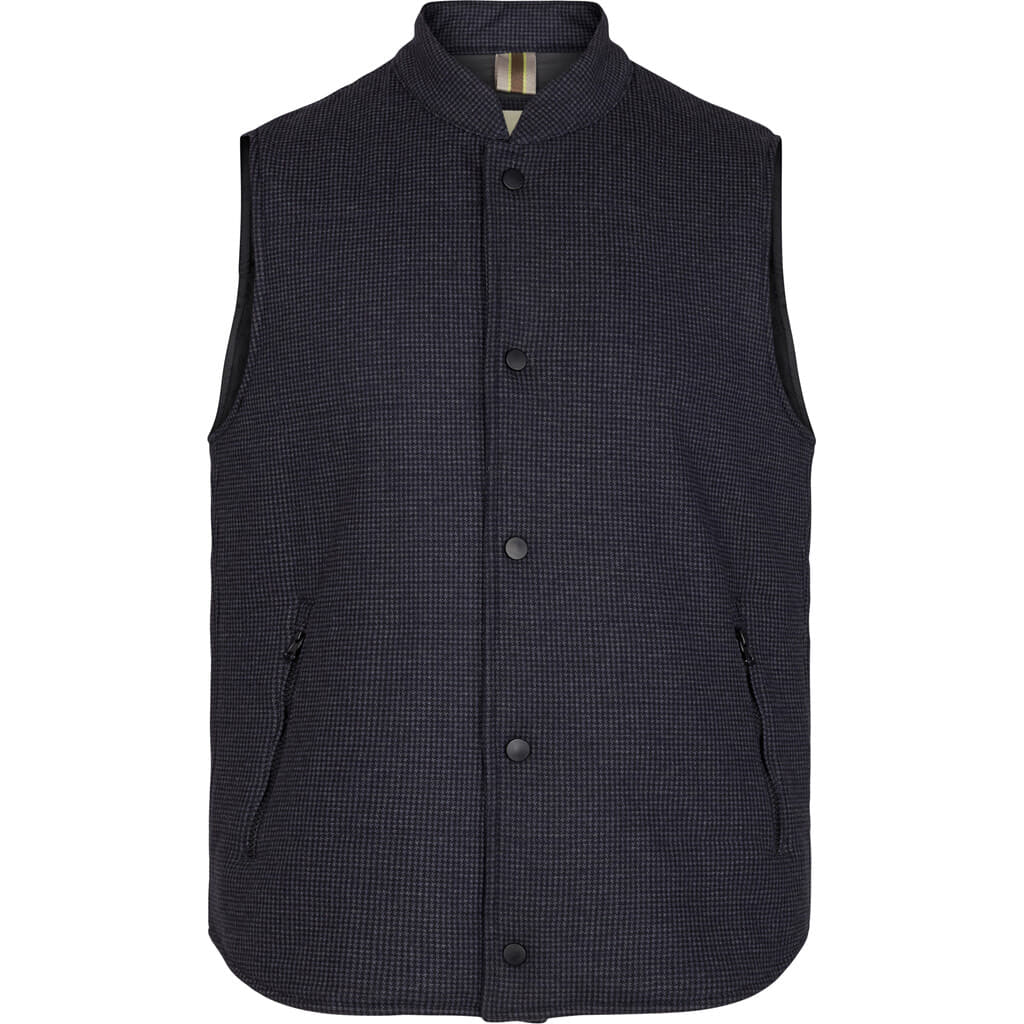 Billede af Jacob Miniternet Foret Vest - NAV Navy - str 58