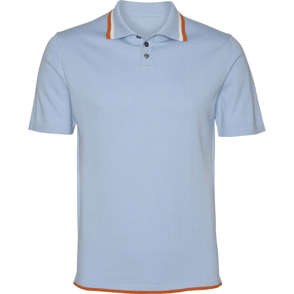 Billede af Kanan Sweater Polo - LBL Light Blue - str 3XL