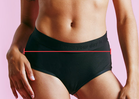 Period Panty Slip Periodenunterwäsche schwarz mit Spitze online kaufen