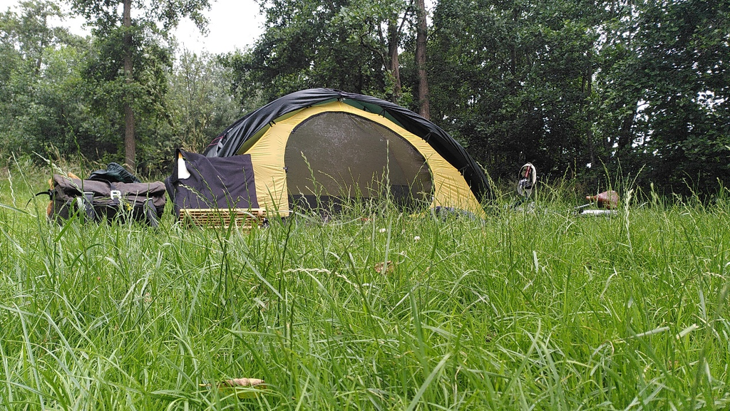 Tent on grasss