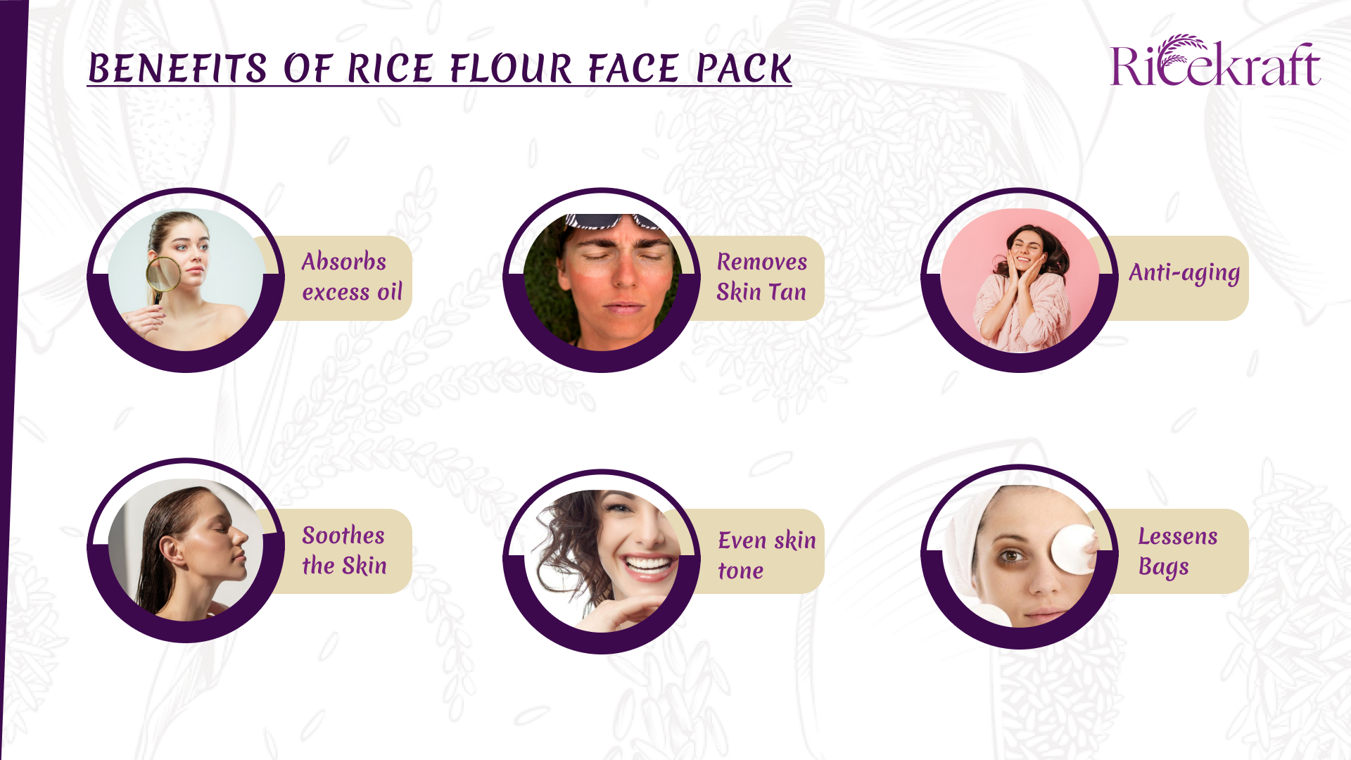Benefits of Rice Flour Face Pack