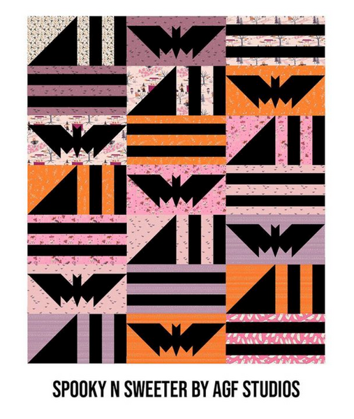 Batty Bats Quilt Pattern Spooky n Sweeter by Art Gallery Fabrics