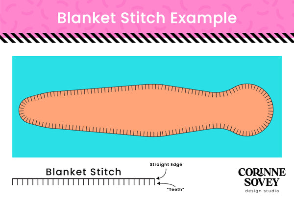 blanket stitch example image