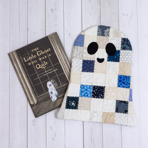 Little Ghost Who Was a Quilt Pillow Flat