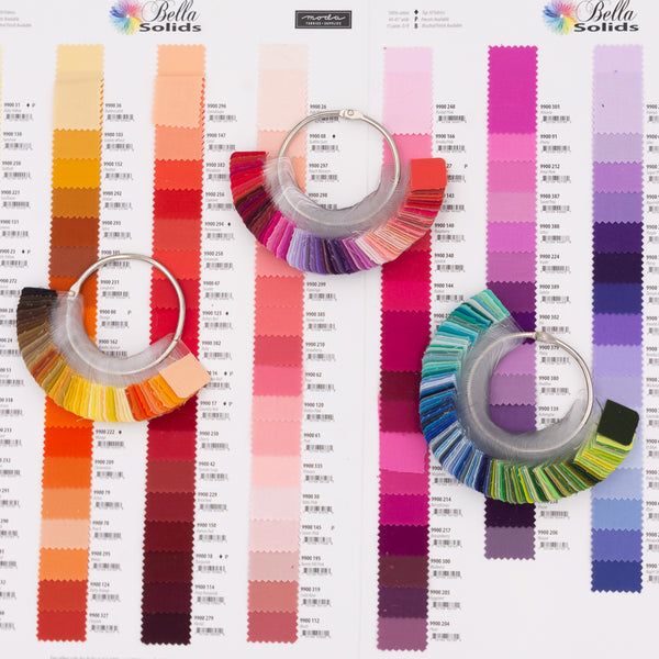 solid color card swatches