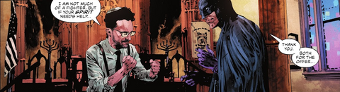 Batman First Knight Issue 1 Batman and Rabbi