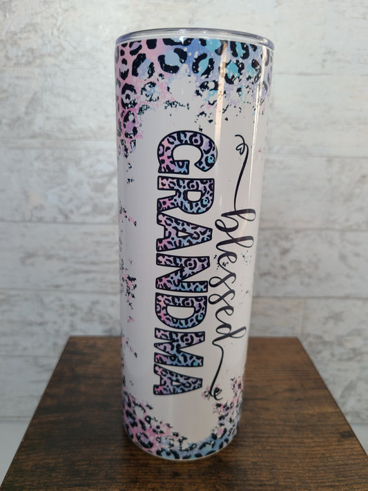 Pink Camo 20 oz Skinny Tumbler – LB Personalized Design