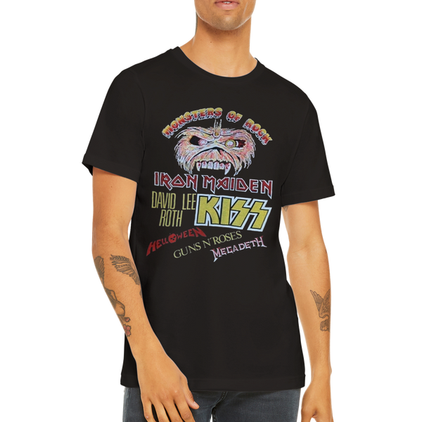 Van Halen Monsters Of Rock Tour 1988 Premium Unisex Crewneck T