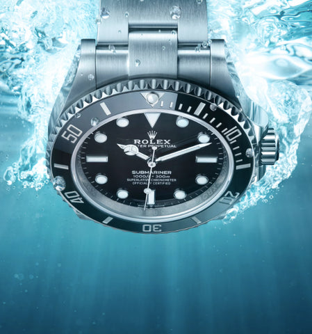 rolex submariner waterproof watch