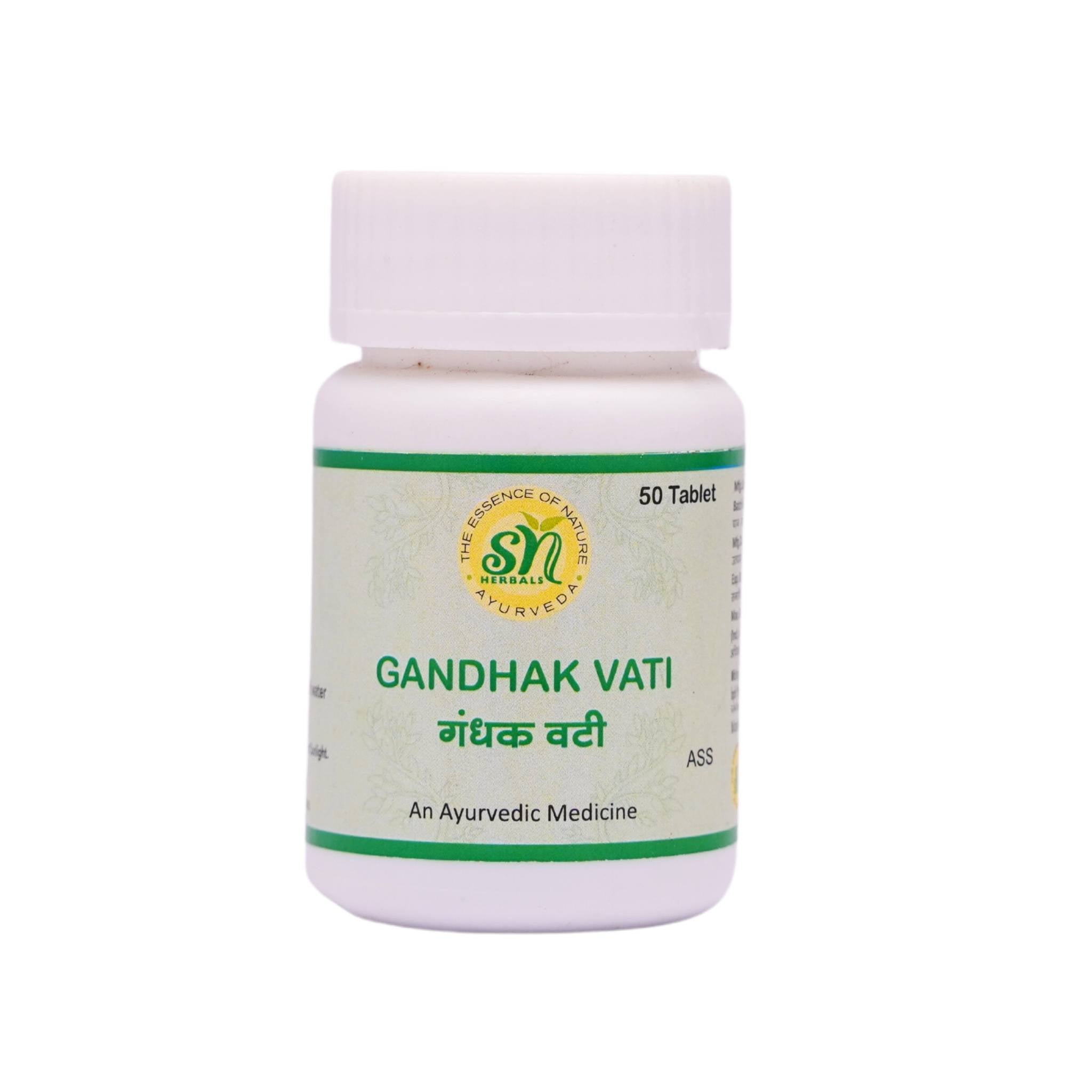 GANDHAK VATI Bottle of  50 QTY