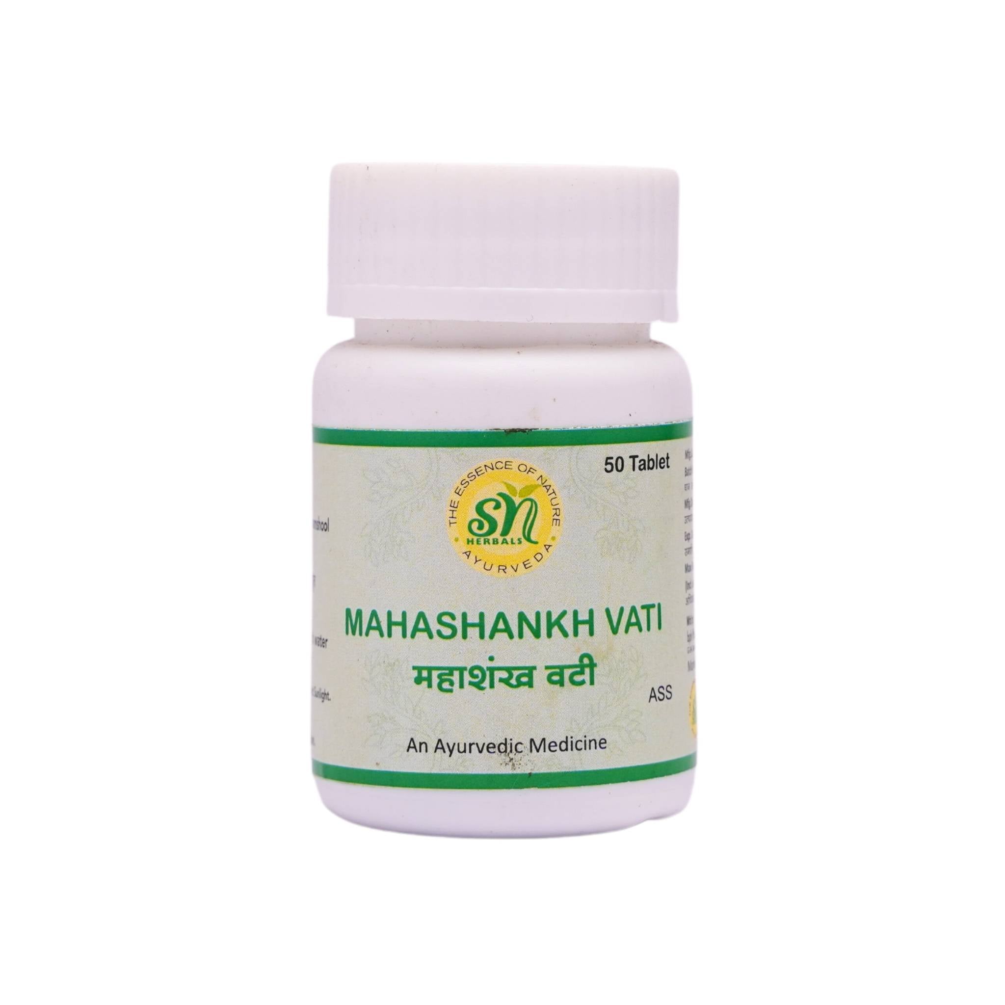 MAHASHANKH VATI Bottle of  50 QTY