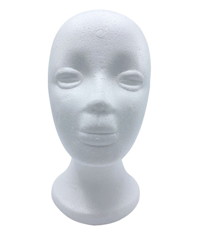 Kim&C Mannequin Head Styrofoam [Long Neck] – Cloré Beauty