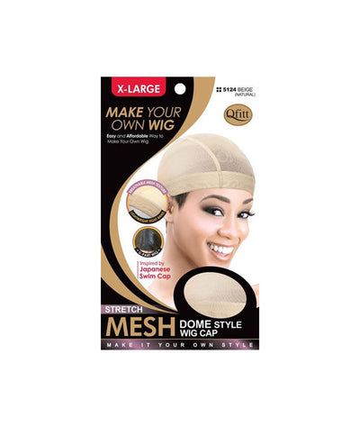 Qfitt Mesh Wig & Weave Cap (Natural) #557 (3 PACKS)