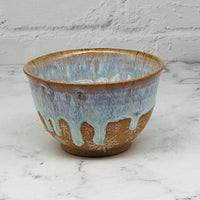 Light Blue with White Snowflakes Small Bowl 3
