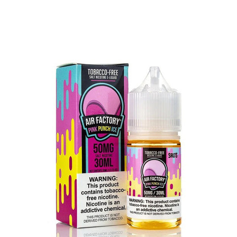 Air Factory Pink Punch Ice Salt Tobacco-Free Nicotine Vape Juice