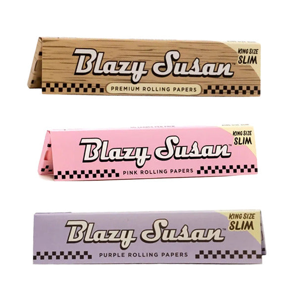 Blazy Susan Rolling Papers King Slim Deluxe Kit 20ct. - High