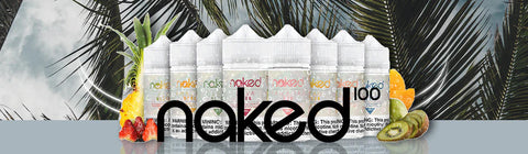 Naked Brand E-Liquid Full Flavor Line Display