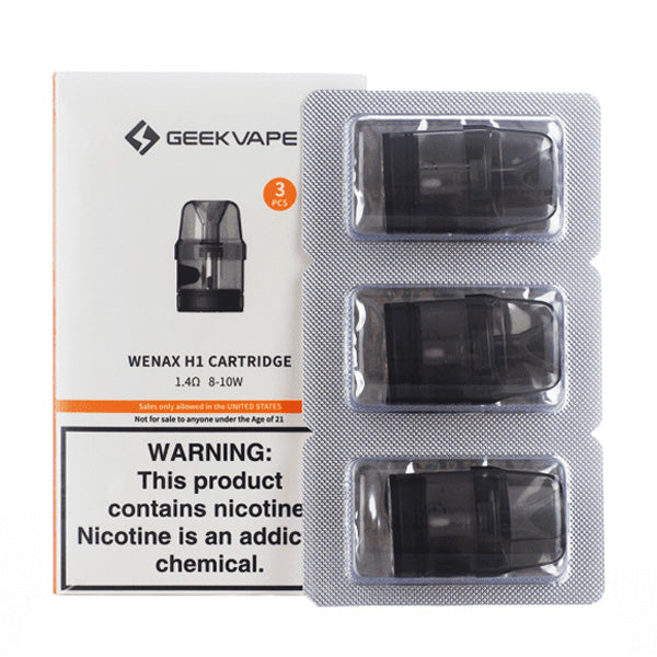 GeekVape Wenax M1 - 10x replacement pods with filter – CLOUT-VAPING