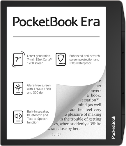 Free Ebookapocketbook 741 Inkpad 3 Pro Leather Case With Auto Sleep -  Solid Pu Cover