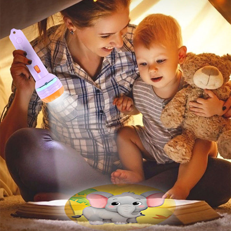 Het Wegrijden tack Baby Sleep Story Projector - Image Changing Torch | Montessori Vision