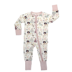Once Upon A Time Bamboo Convertible Baby Pajama - Doodlebug Kidz
