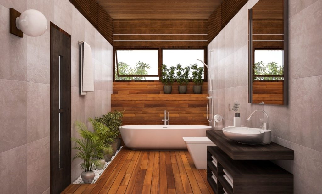 Nature inspired bathroom Bamboo Bathrooms