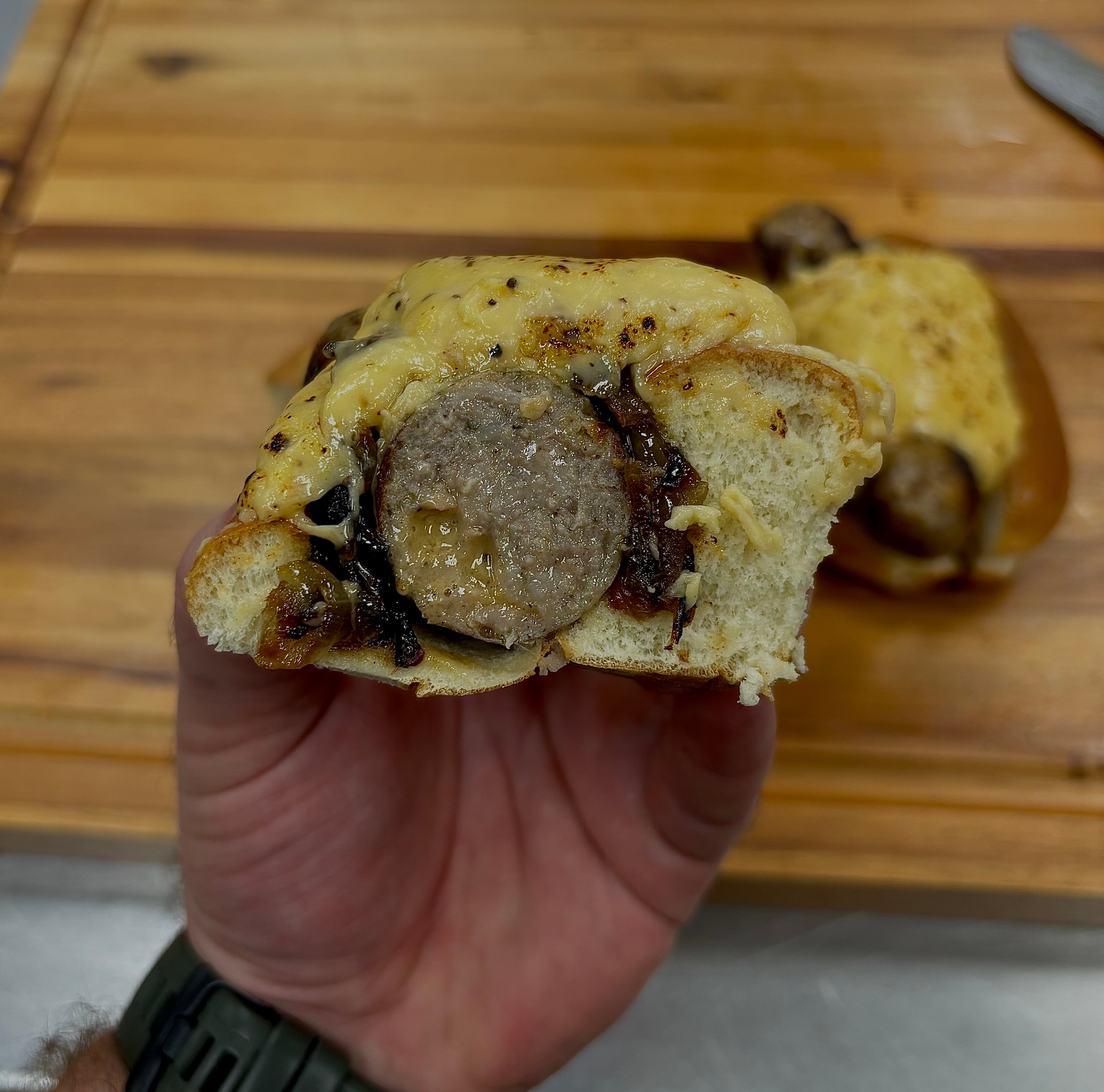 The Brew Boss Sausage Sandwich