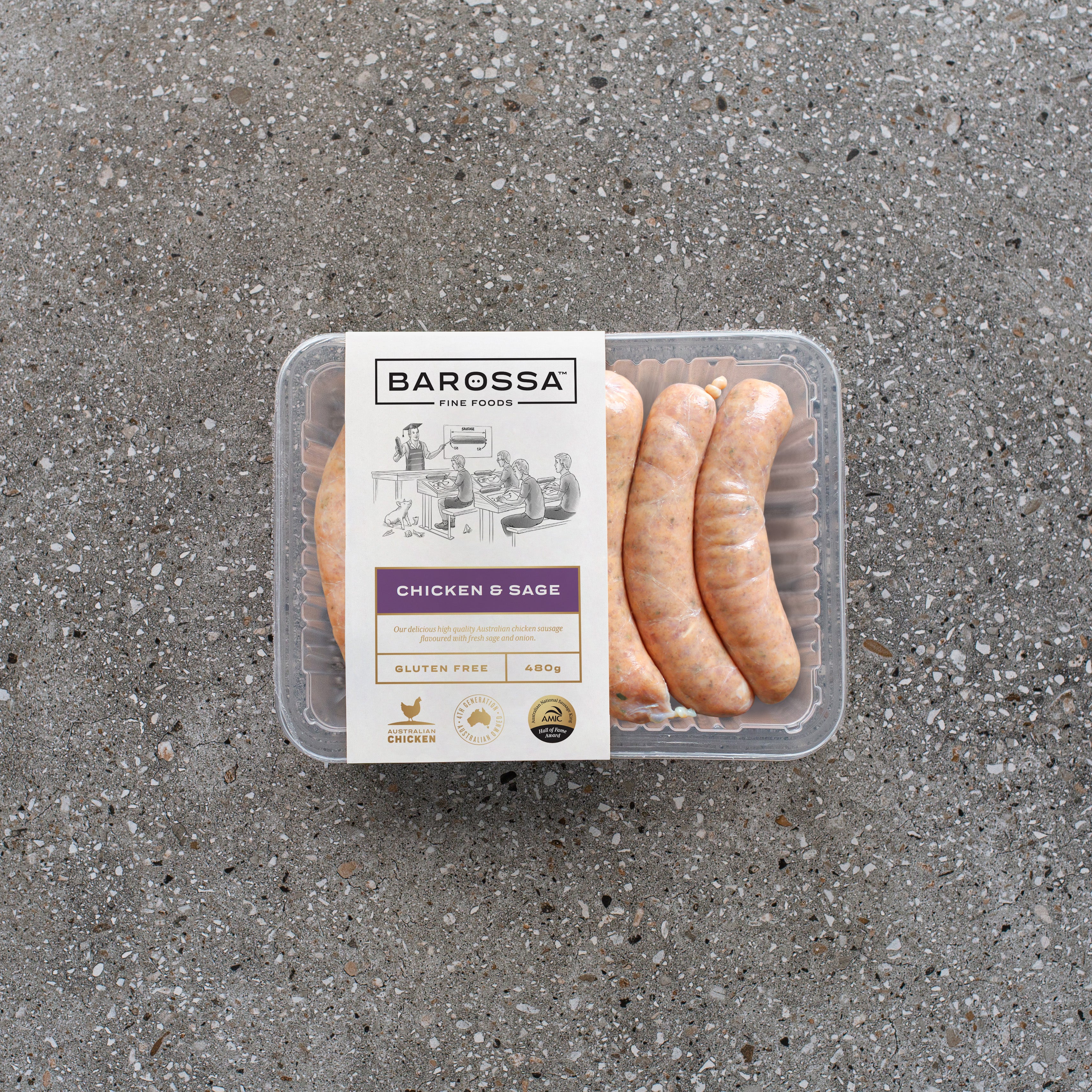 Barossa Fine Foods Chicken & Sage Sausage