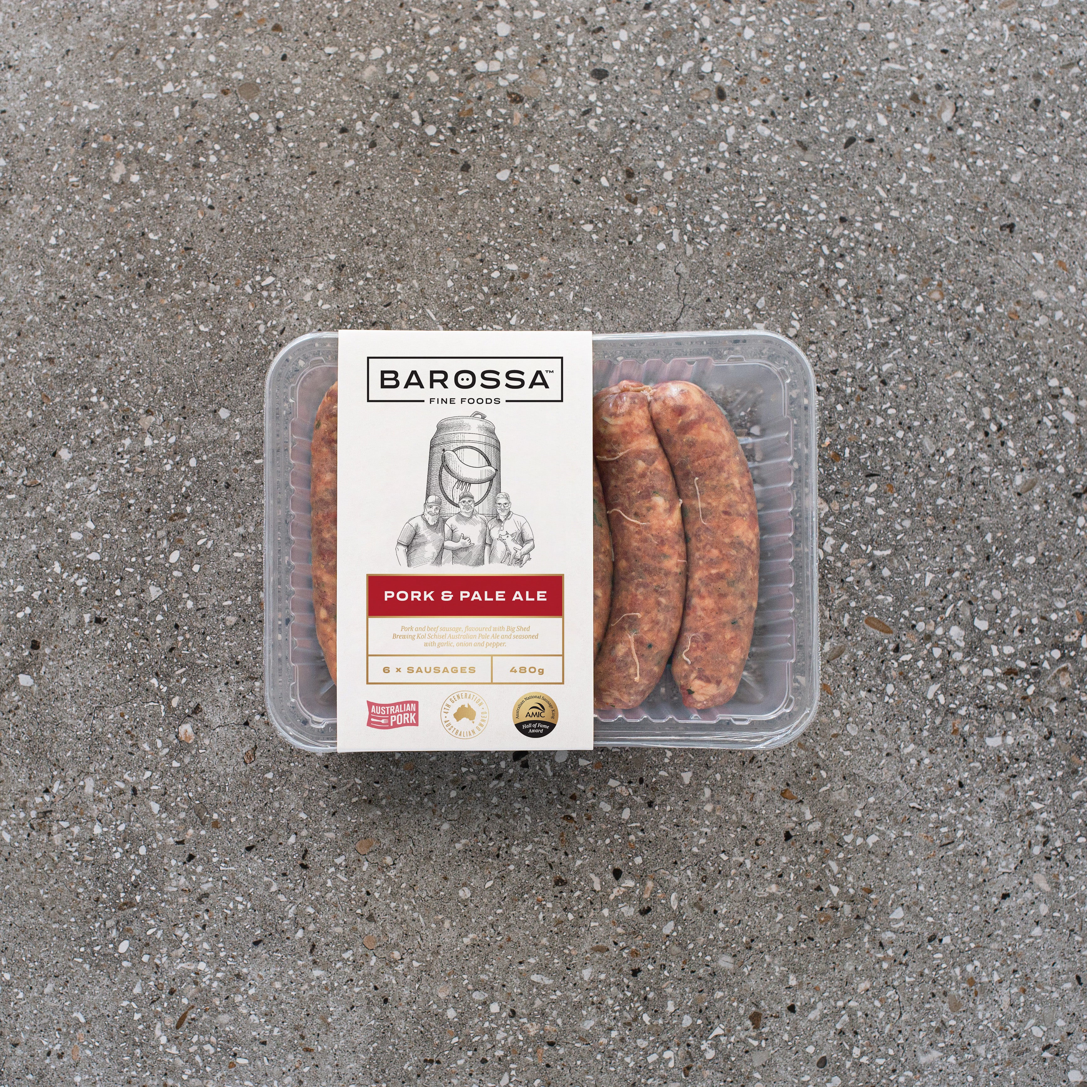 Barossa Fine Foods Pork & Pale Ale Sausage