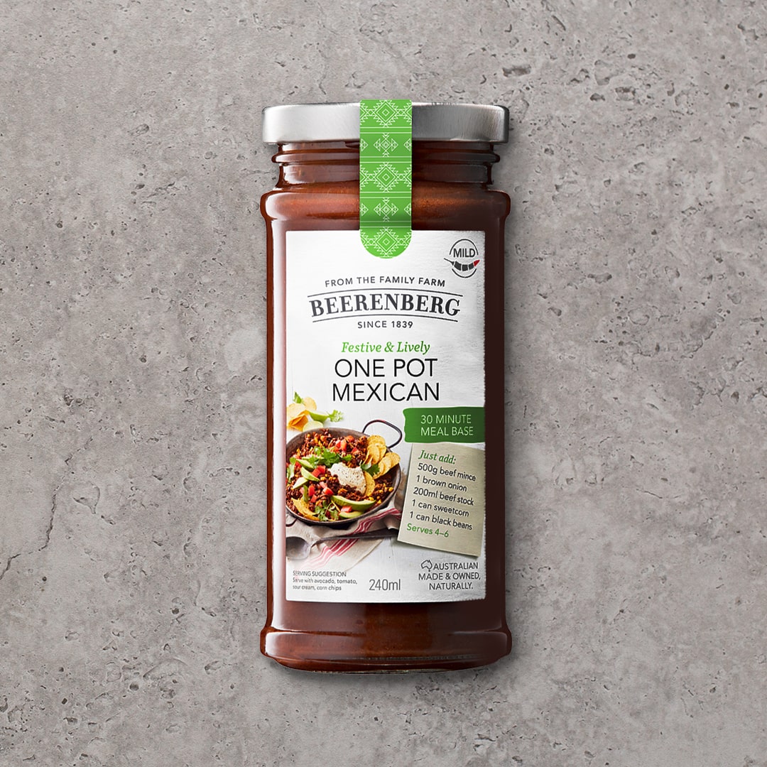 Beerenberg One Pot Mexican Meal Base