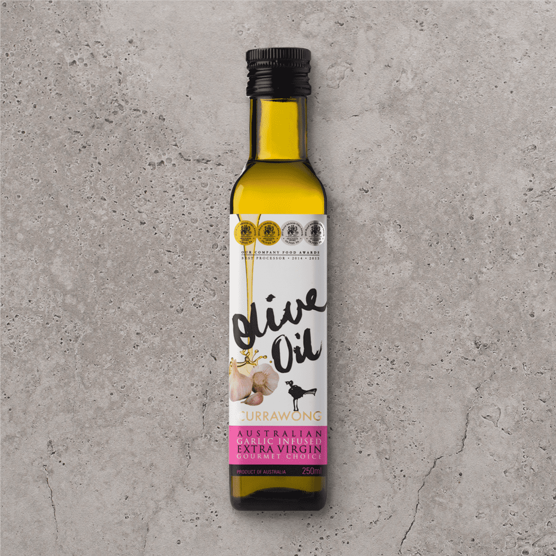 Currawong Garlic Infused Extra Virgin Olive Oil