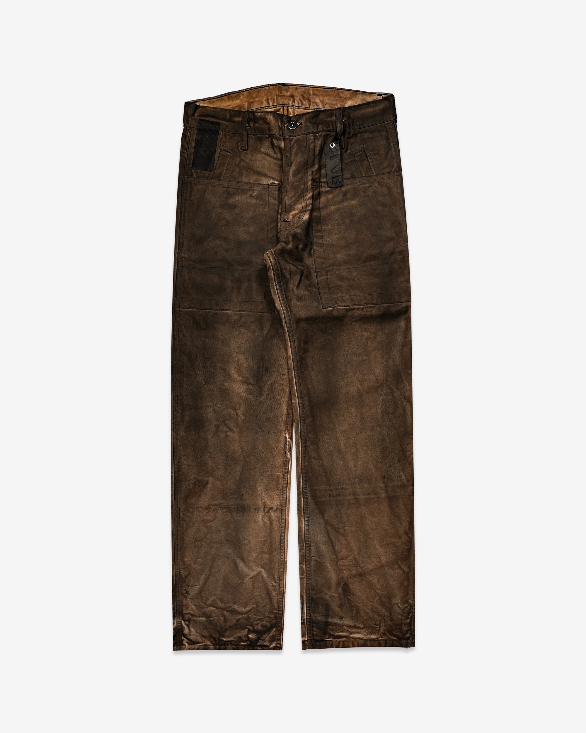 Rick Owens “Slab” Burnt Rust Jeans - 2000's