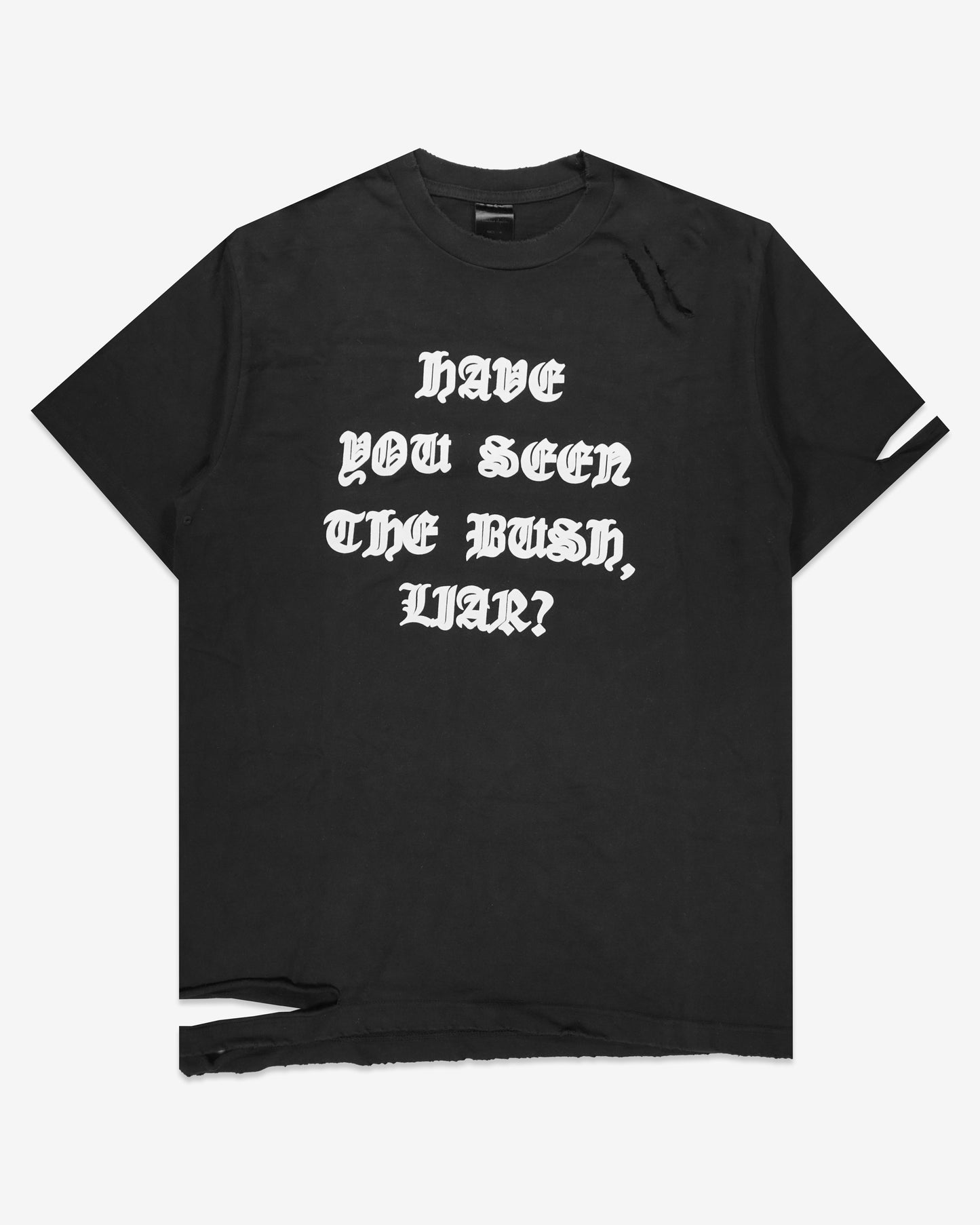 Number (N)ine “Have You Seen The Bush, Liar?” Tee - AW04 