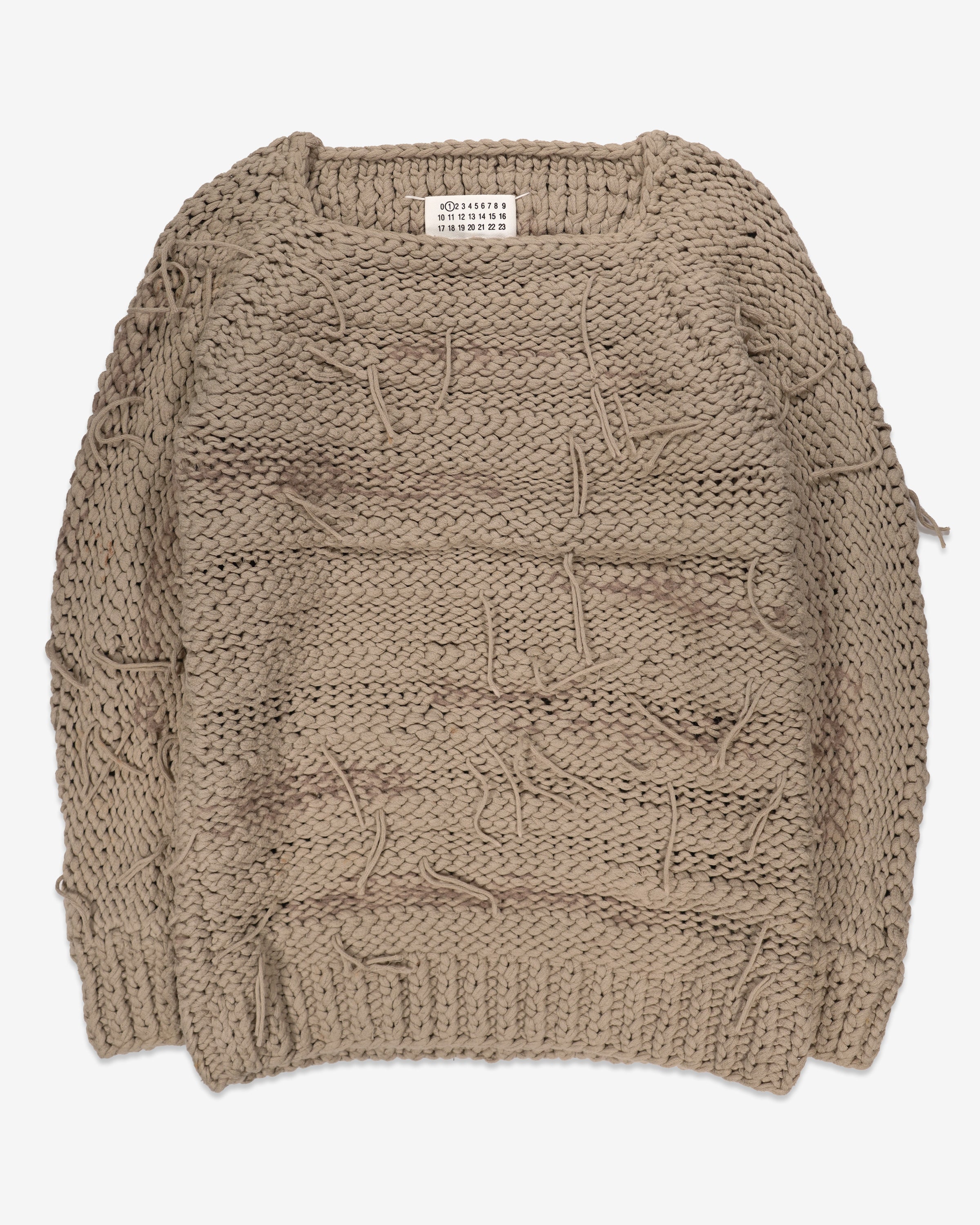 Maison Margiela Reconstructed College Sweater - AW17 – MIDTOWN ARCHIVE