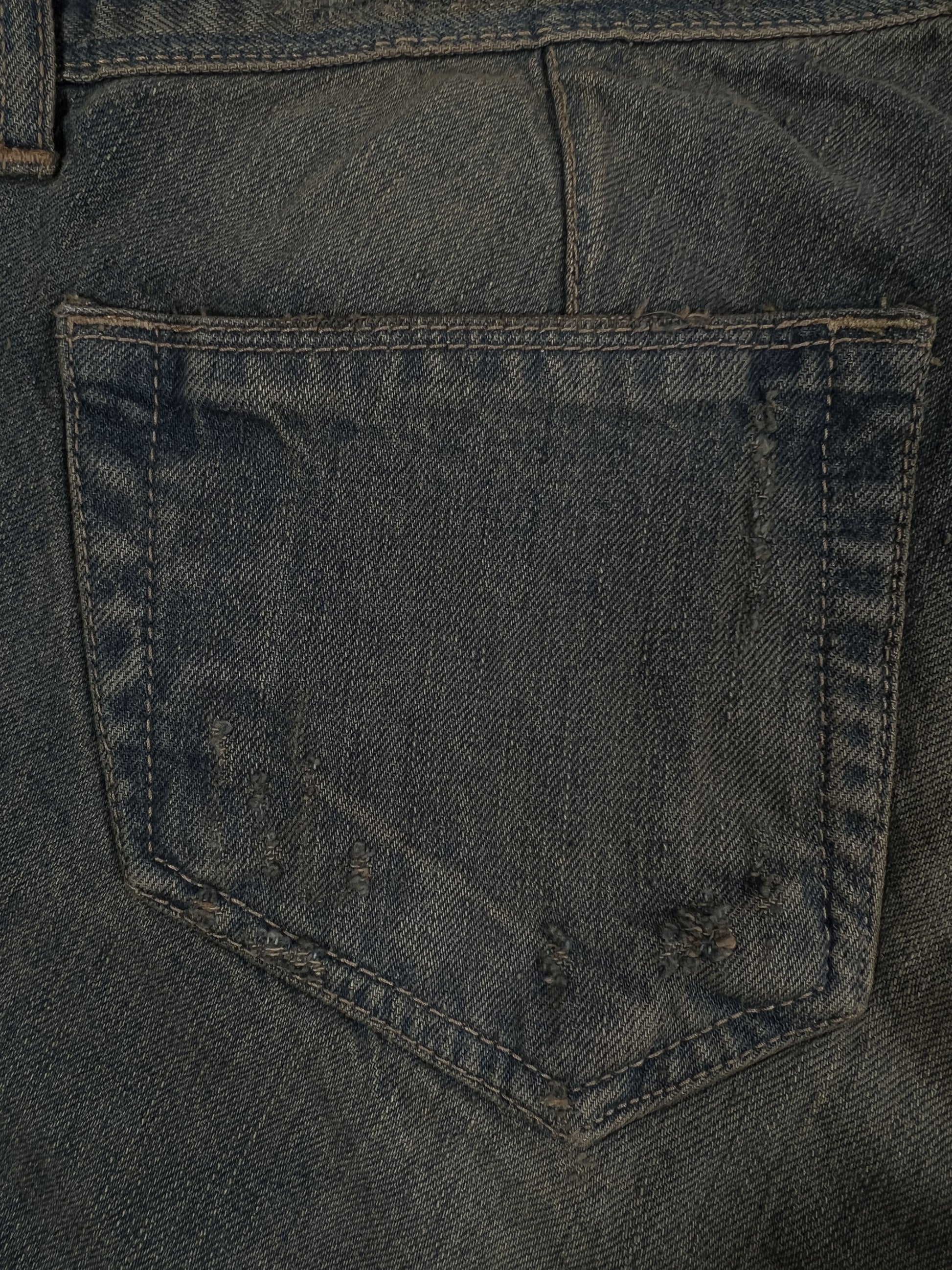 Rick Owens “Spiral” Cut Denim - 2000’s#N# – MIDTOWN ARCHIVE