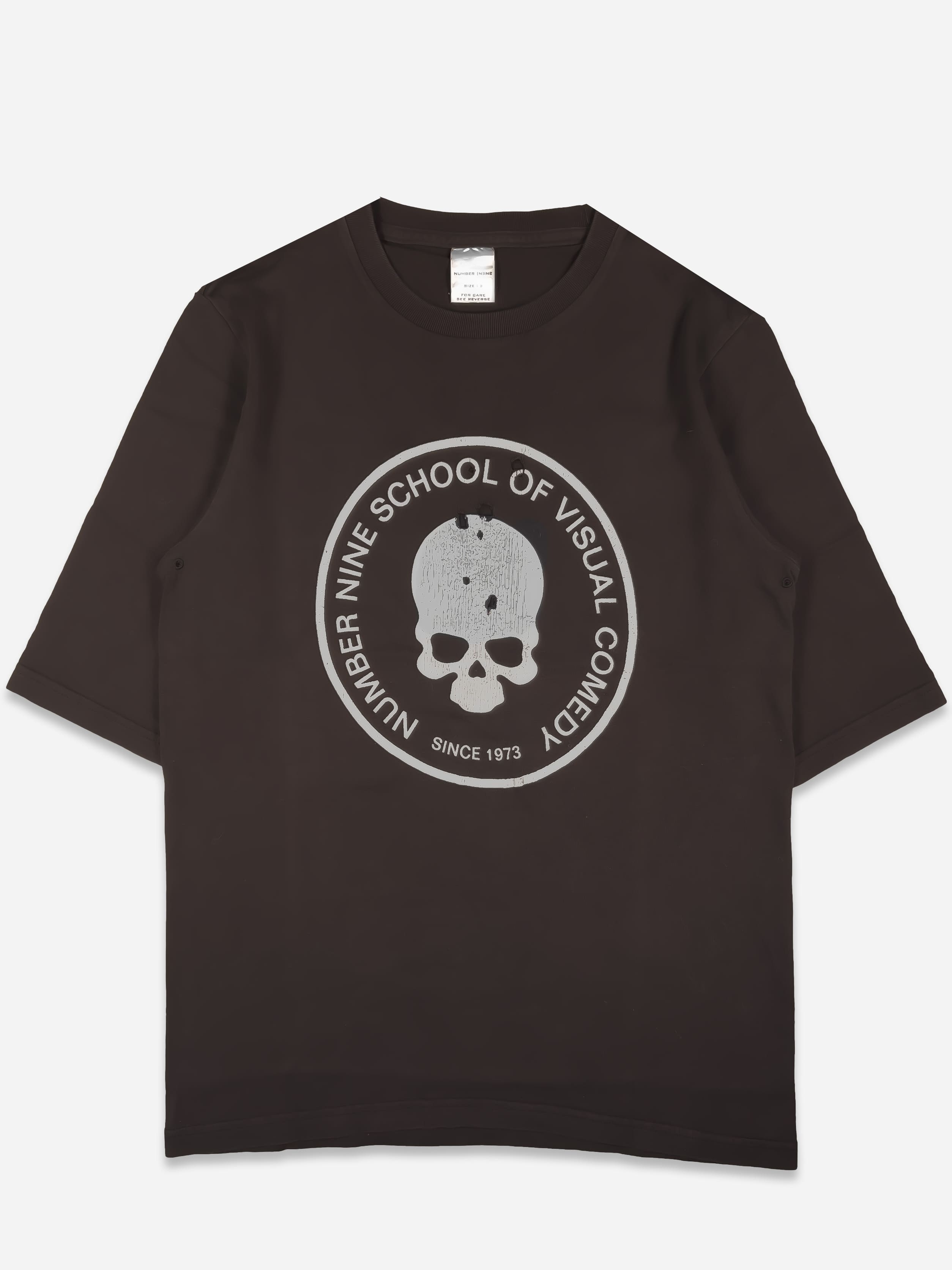 ナンバーナイン number (n)ine スカル ドクロ 散弾銃Tシャツ 初期-