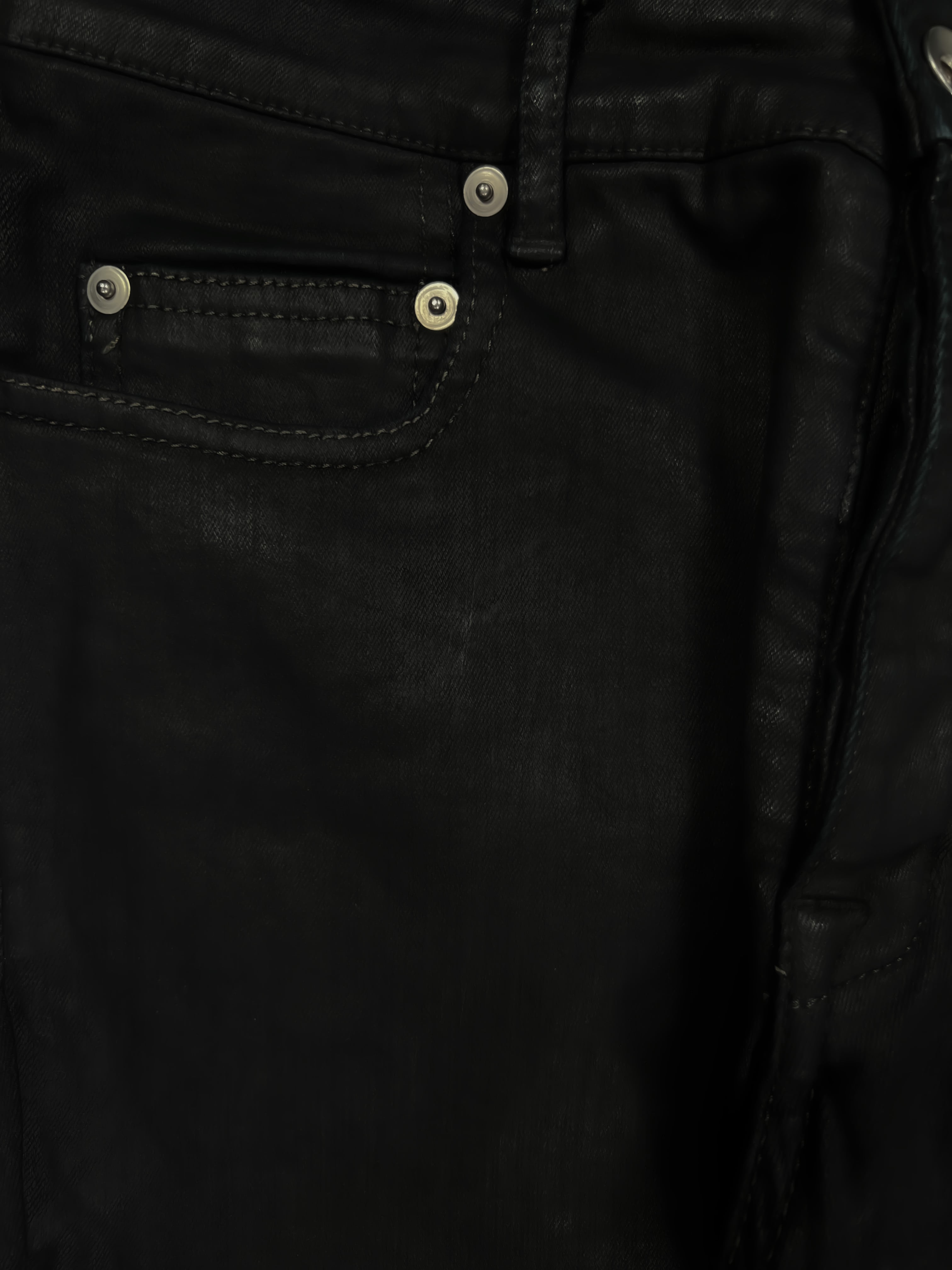 Rick Owens Tyrone Waxed Jeans - FW19 