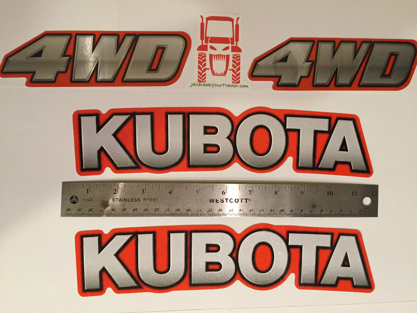 kubota stickers