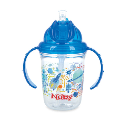 Nuby No-Spill Cup with Dual-Flo Valve, Sippy Cup for Baby and Toddler, 9  Ounce, Color May Vary (Pack…See more Nuby No-Spill Cup with Dual-Flo Valve