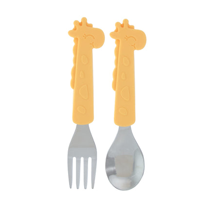 Silicone Training Tableware, Silicone Safety Cutlery