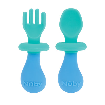 Baby / Toddler Feeding Set Fork & Spoon Nursery Rhyme Humpty Dumpty - Ruby  Lane