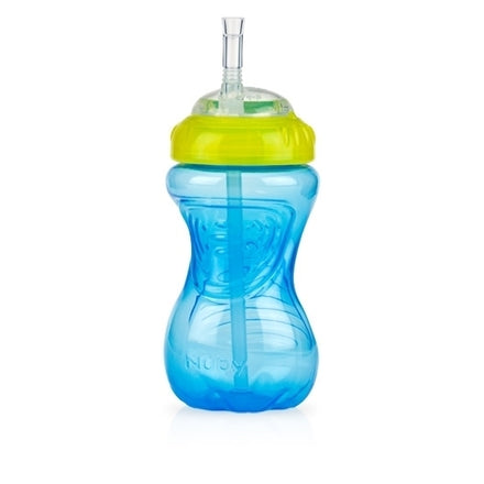 Nuby 10oz No-Spill Insulated Light Up Easy Sip Cup Rockets, Blue